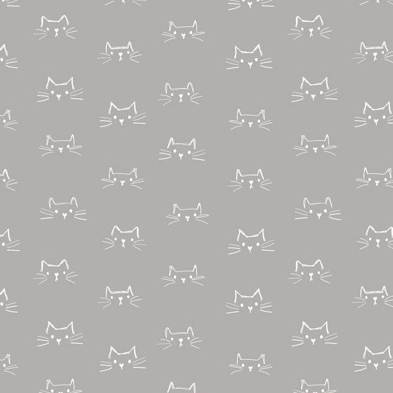 Windham Fabrics - Mod Cats - grau