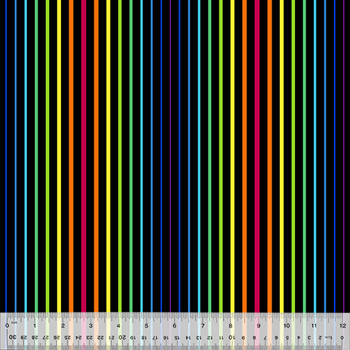 Windham Fabrics - Summer Friday - Rooftop - black/multi