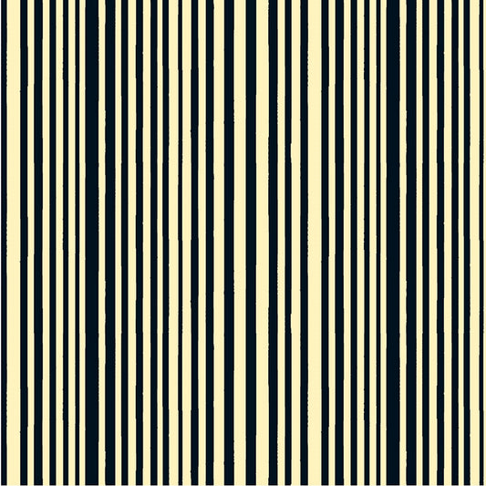 Windham Fabrics - Kaleidoscope - Mini Stripe - ink/vanilla custard