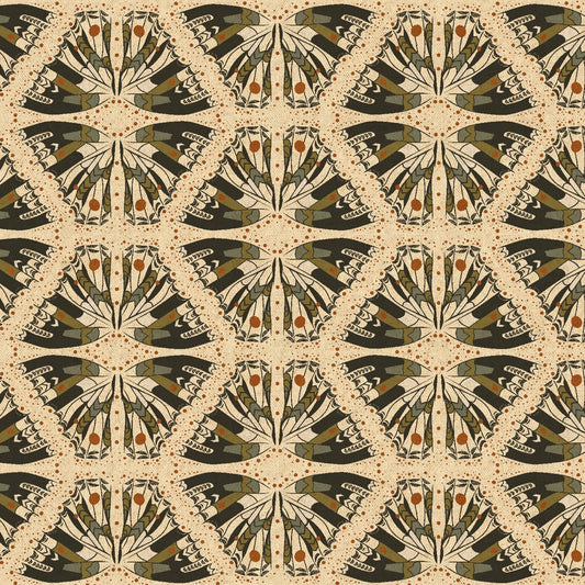 Cotton and Steel - Canvas - Scoutlake - Swallowtail - Olive