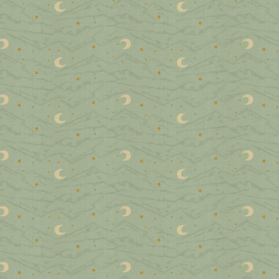 Cotton and Steel - Rifle Paper Co. - The Badlands - Open Range - Viewpoint metallic