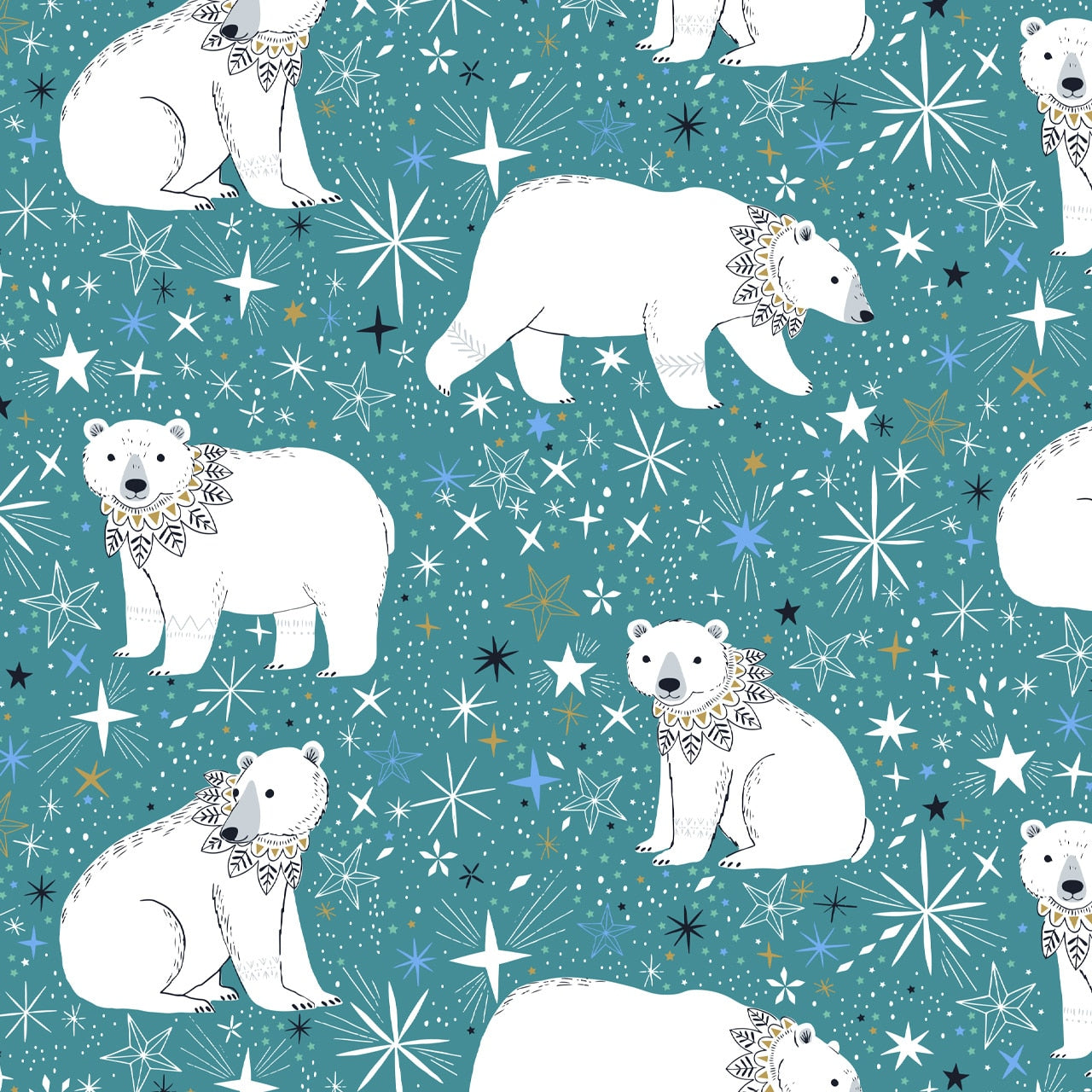 Dashwood Studio - Arctic - Polarbear - metallic teal