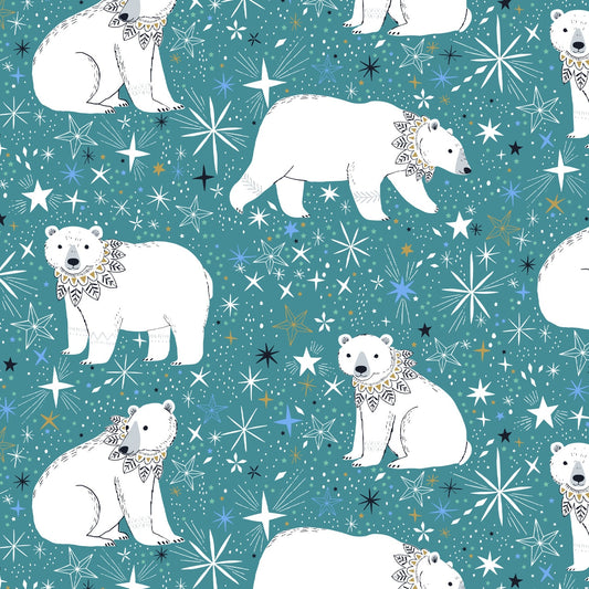 Dashwood Studio - Arctic - Polarbear - metallic teal