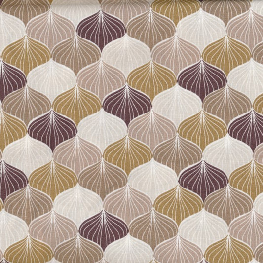 Baumwollstoff von AU Maison - Alli woodrose senf