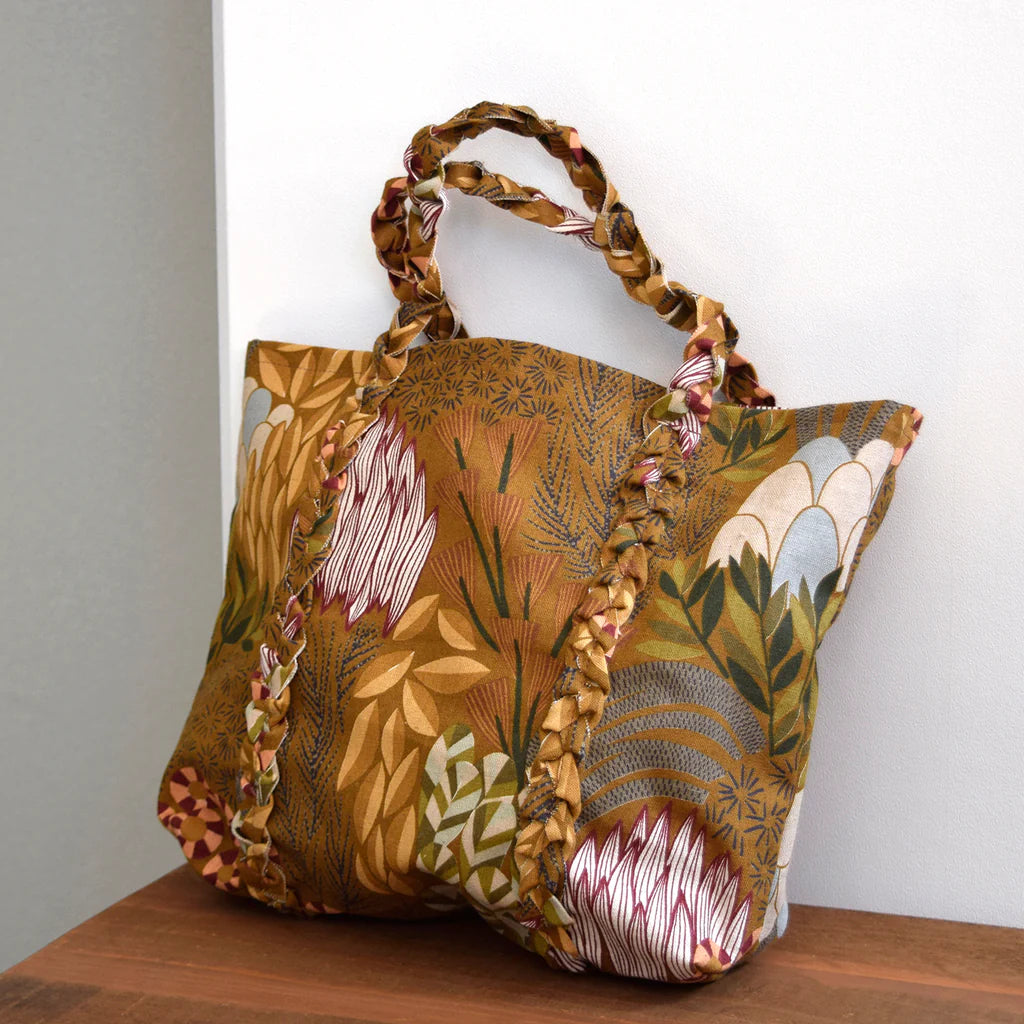Kokka Bookhou Canvas - Bloom brown
