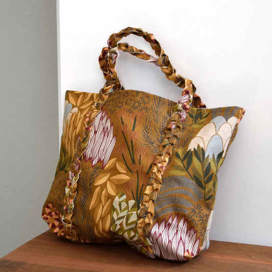 Kokka Bookhou Canvas - Bloom brown