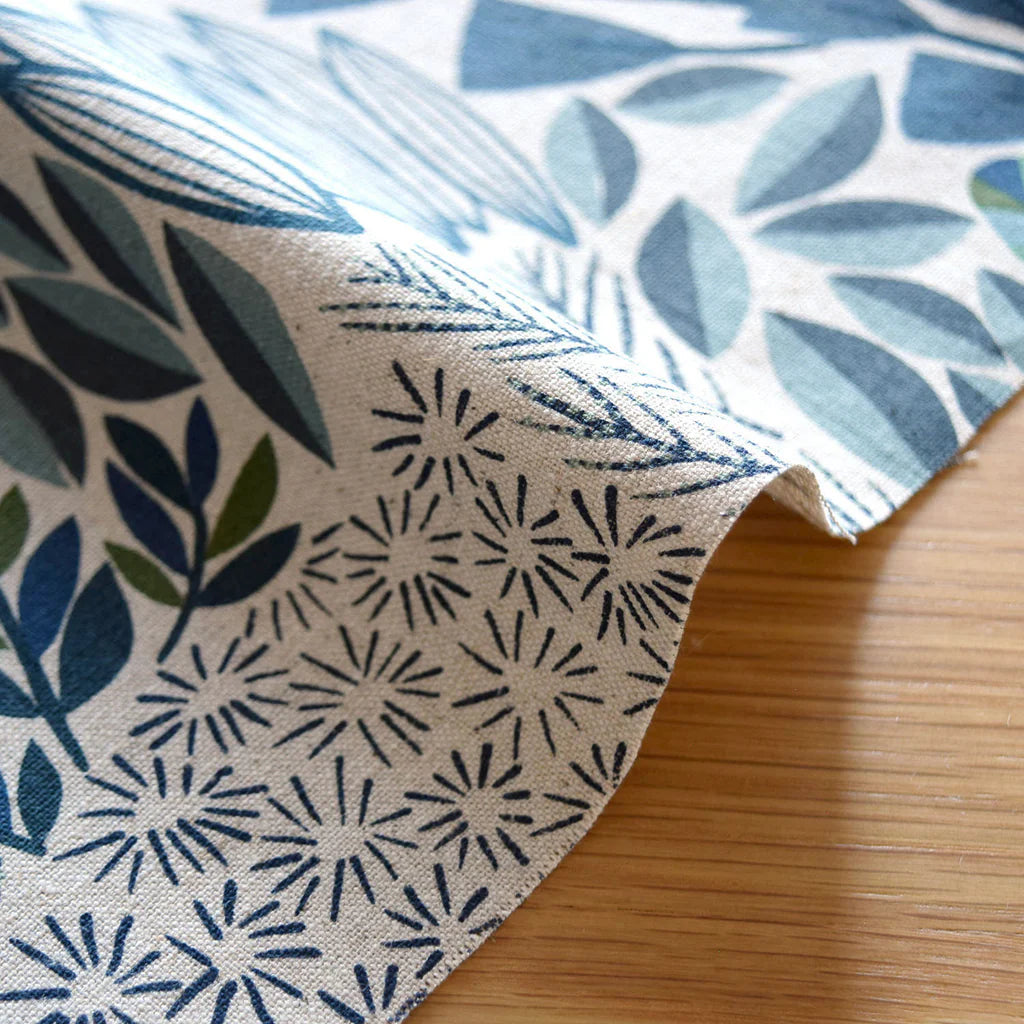 Kokka Bookhou Canvas - Bloom light green