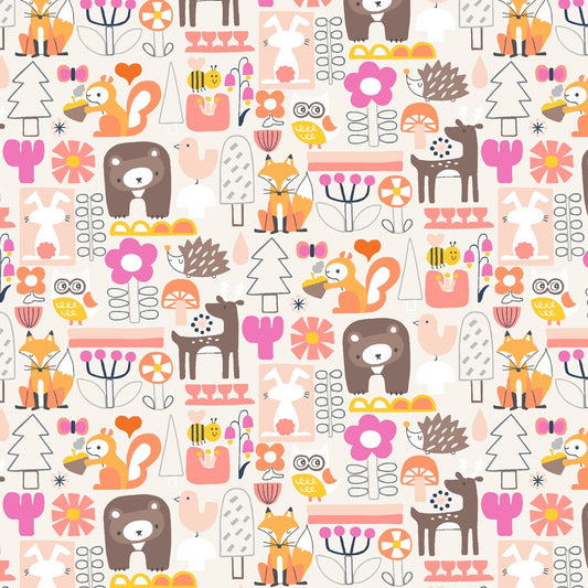 Cotton and Steel - Kanpeki Na Hi - Sinrin Yoku - wild pink