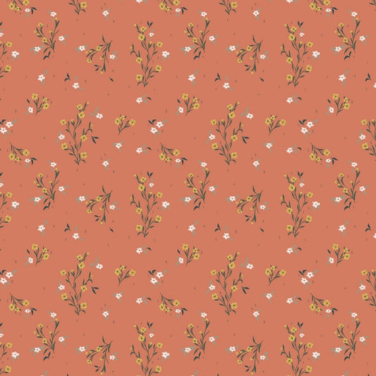 Cotton and Steel - I´ll watch you fly - Delicate Bloom - lustrous copper