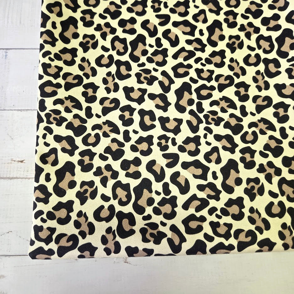 MYO Design - Twill Canvas - Leopard - beige-creme