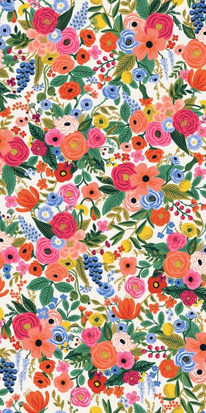 Cotton and Steel - Rifle Paper Co. - Garden Party - pink