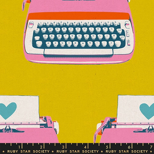 Ruby Star Society - Canvas - Best day ever - Typewriters golden hour