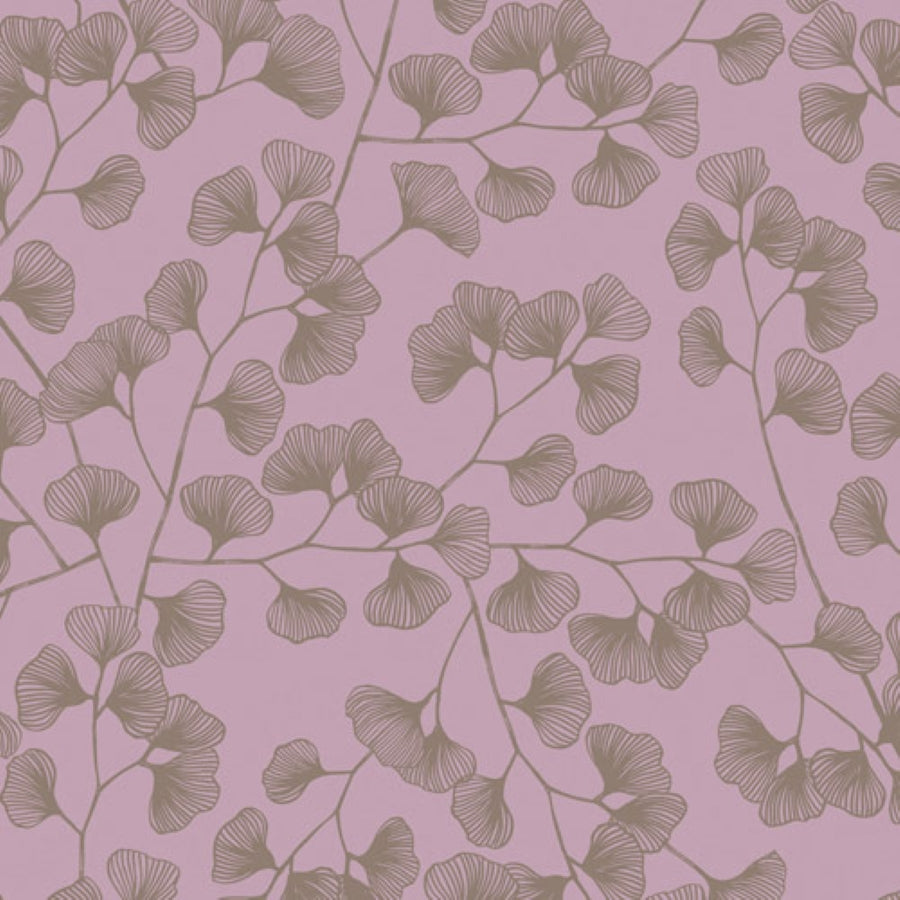 Art Gallery - Sgraffito - Gilded Ginko pink