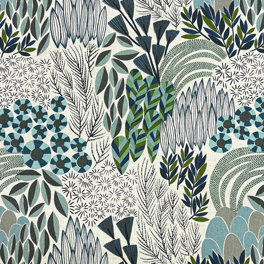 Kokka Bookhou Canvas - Bloom light green