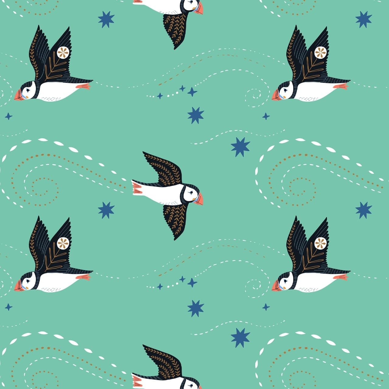 Dashwood Studio - Arctic - Puffin - metallic