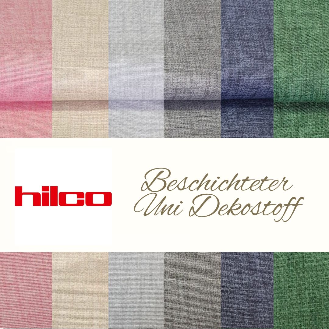 Hilco - Uni Dekostoff - beschichtet