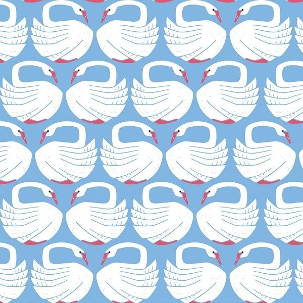 Cotton and Steel - On a Springday - Loving Swans