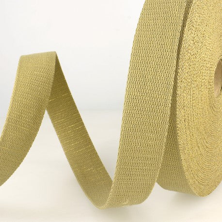 Gold Glitzer Gurtband - verschiedene Farben - 30mm