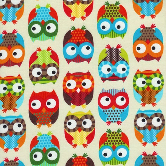 Timeless Treasures Eulen "Bright Owl"