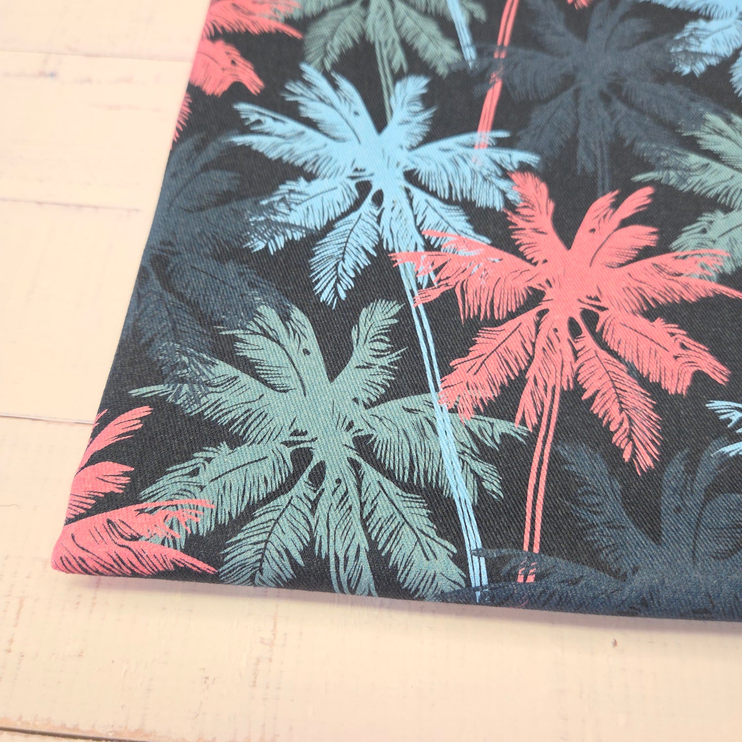 MYO Design - Twill Canvas - Palm Springs - navy
