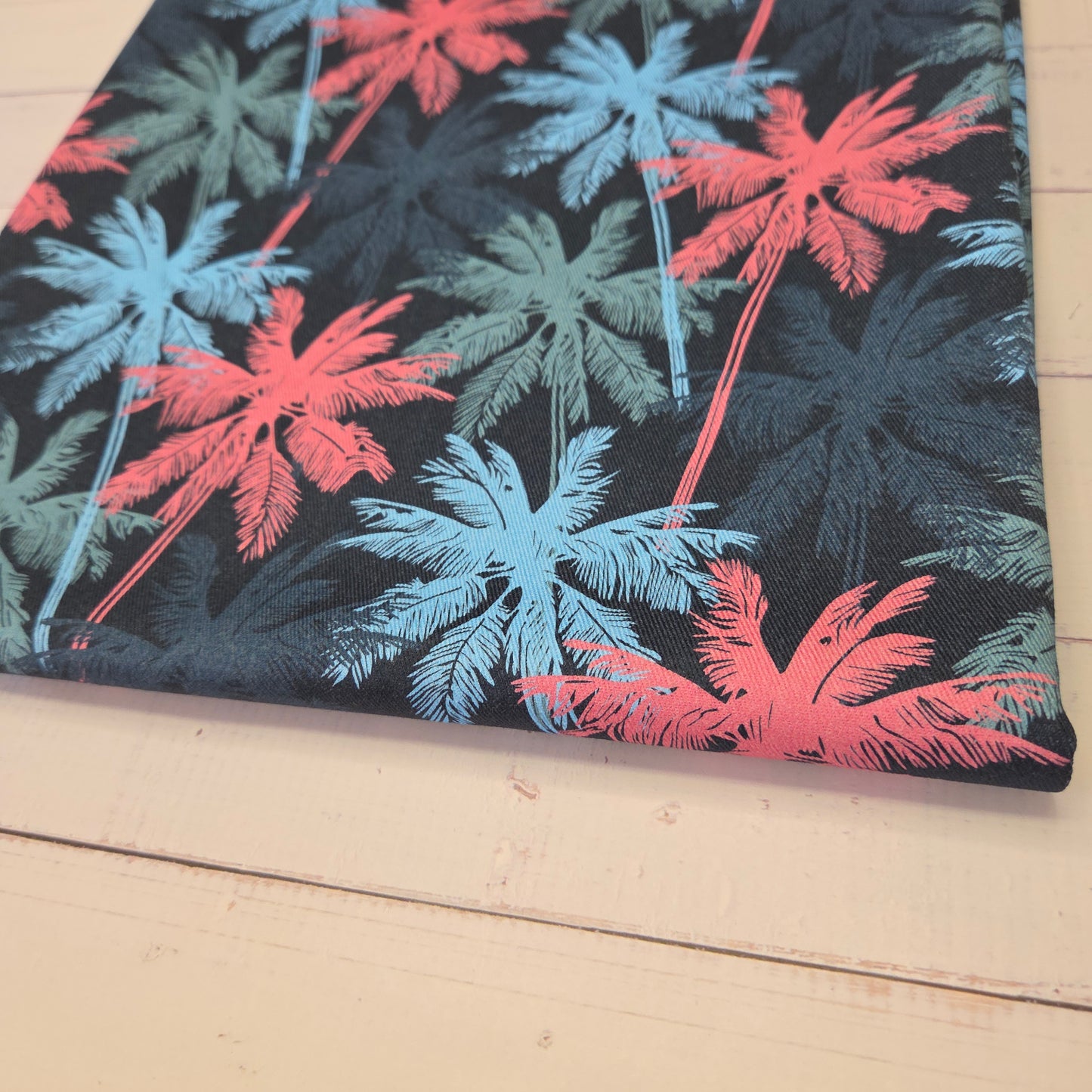 MYO Design - Twill Canvas - Palm Springs - navy