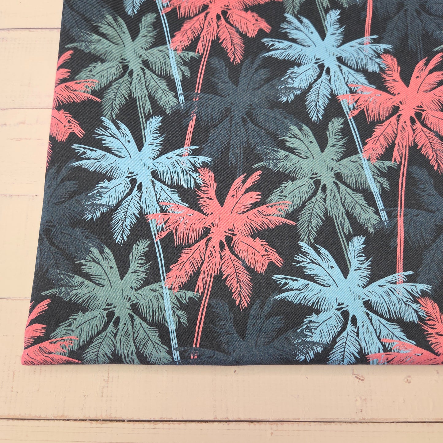 MYO Design - Twill Canvas - Palm Springs - navy