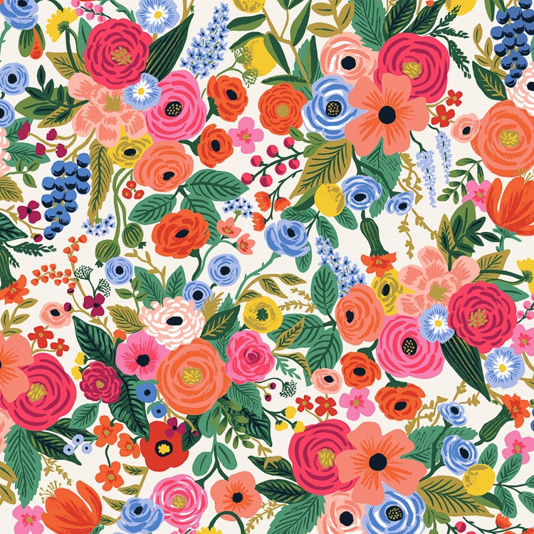 Cotton and Steel - Rifle Paper Co. - Garden Party - pink