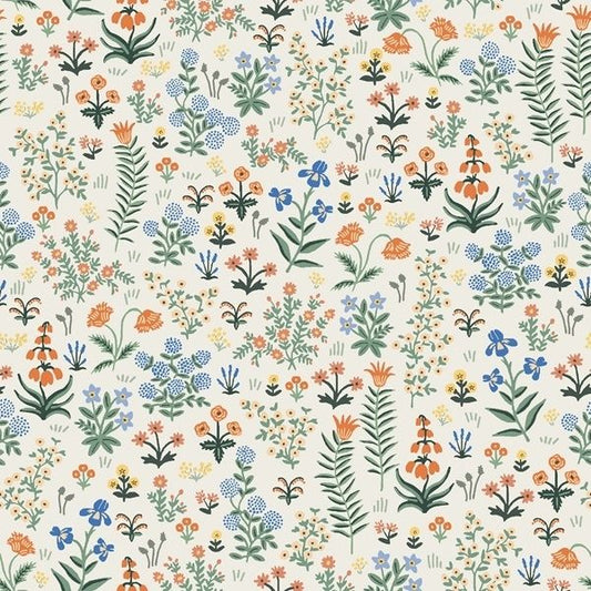 Cotton and Steel - Rifle Paper Co. - Camont - Menagerie Garden - cream