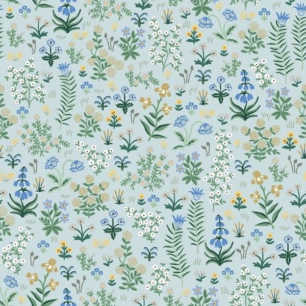 Cotton and Steel - Rifle Paper Co. - Camont - Menagerie Garden - mint