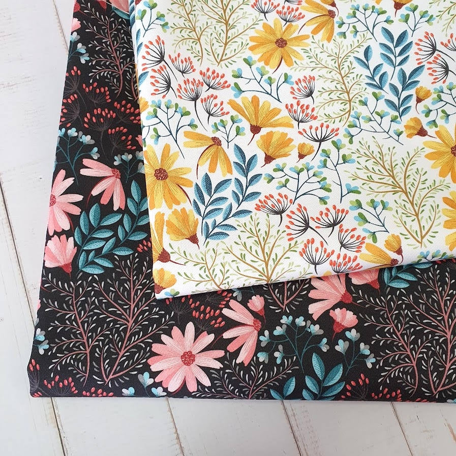 MYO Design - Twill Canvas - Spring is coming - white