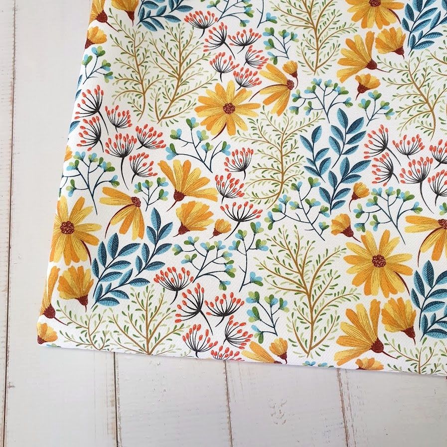 MYO Design - Twill Canvas - Spring is coming - white